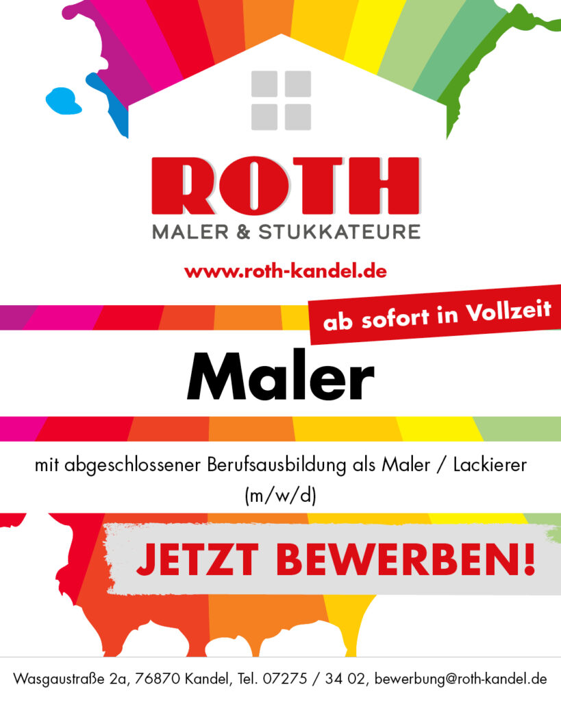 Stellenanzeige Maler