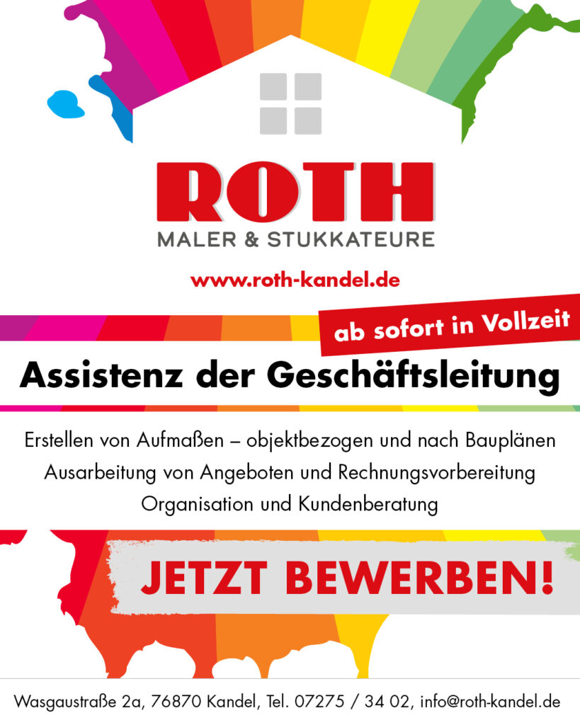 Stellenanzeige Assistenz der Geschäftsleitung