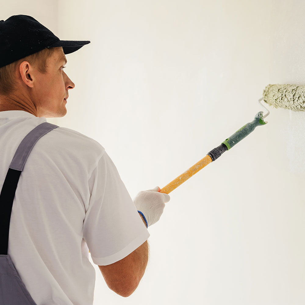 Maler bei der Arbeit